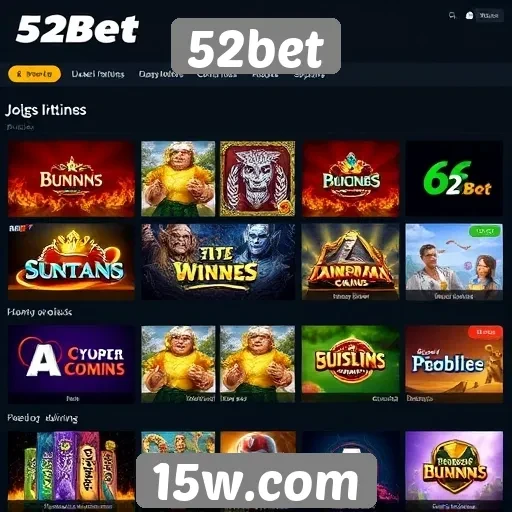 52bet oferece ampla variedade de jogos online